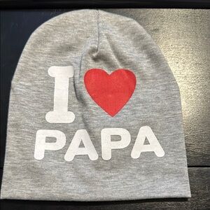 'I Love Papa' Beanie